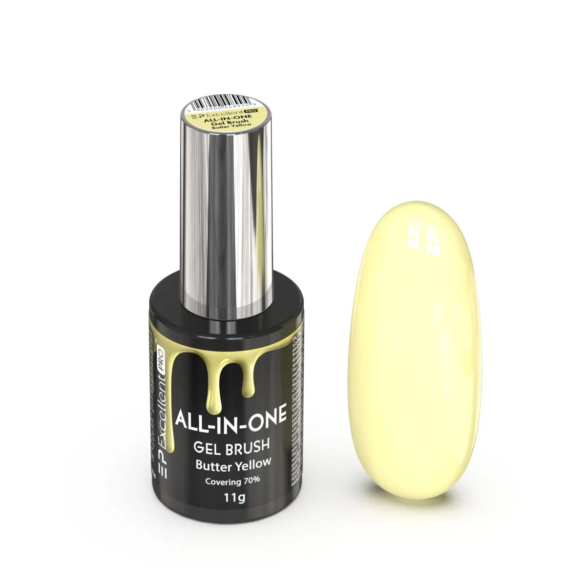 Excellent PRO ALL-IN-ONE Gel Brush Butter Yellow 11g
