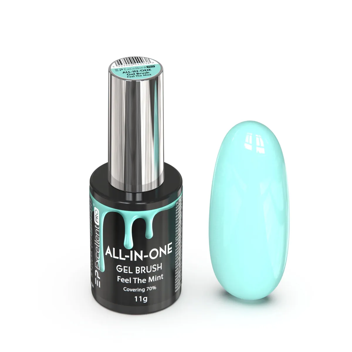 Excellent PRO ALL-IN-ONE Gel Brush Feel The Mint 11g