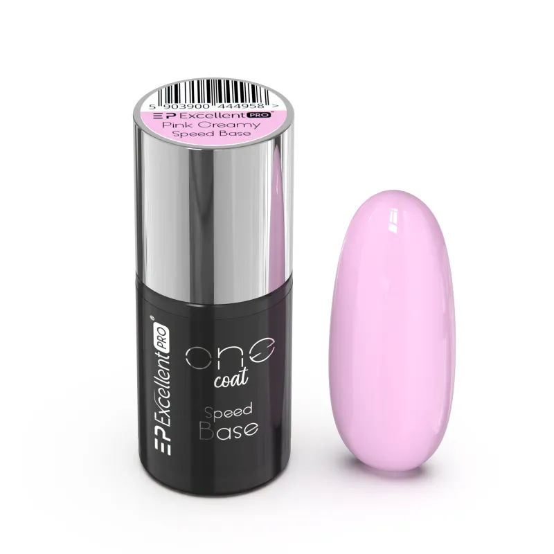Excellent PRO One Coat Speed Base Pink Creamy 7g