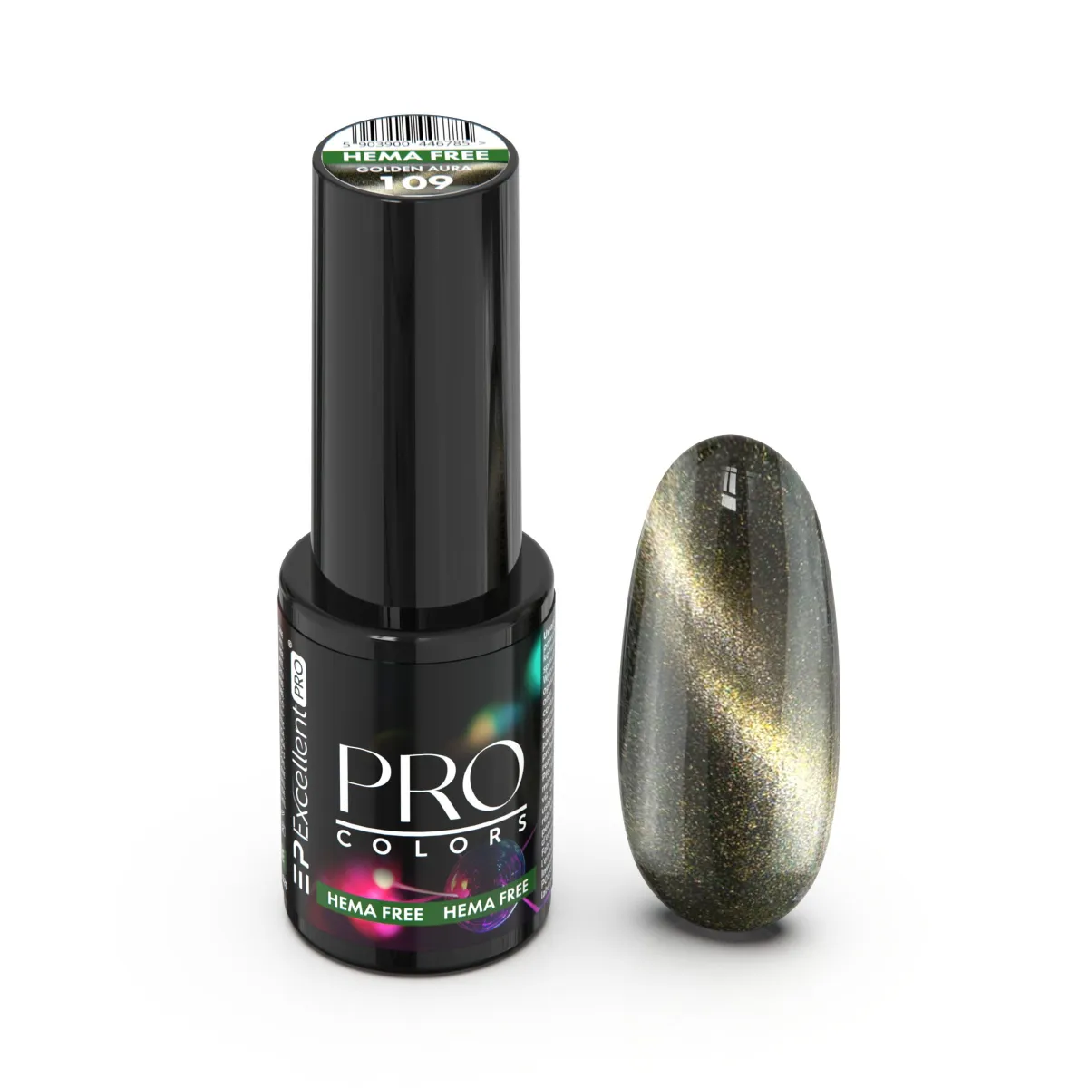 Excellent PRO Colors HemaFree CatEye 109 GOLDEN AURA 7g