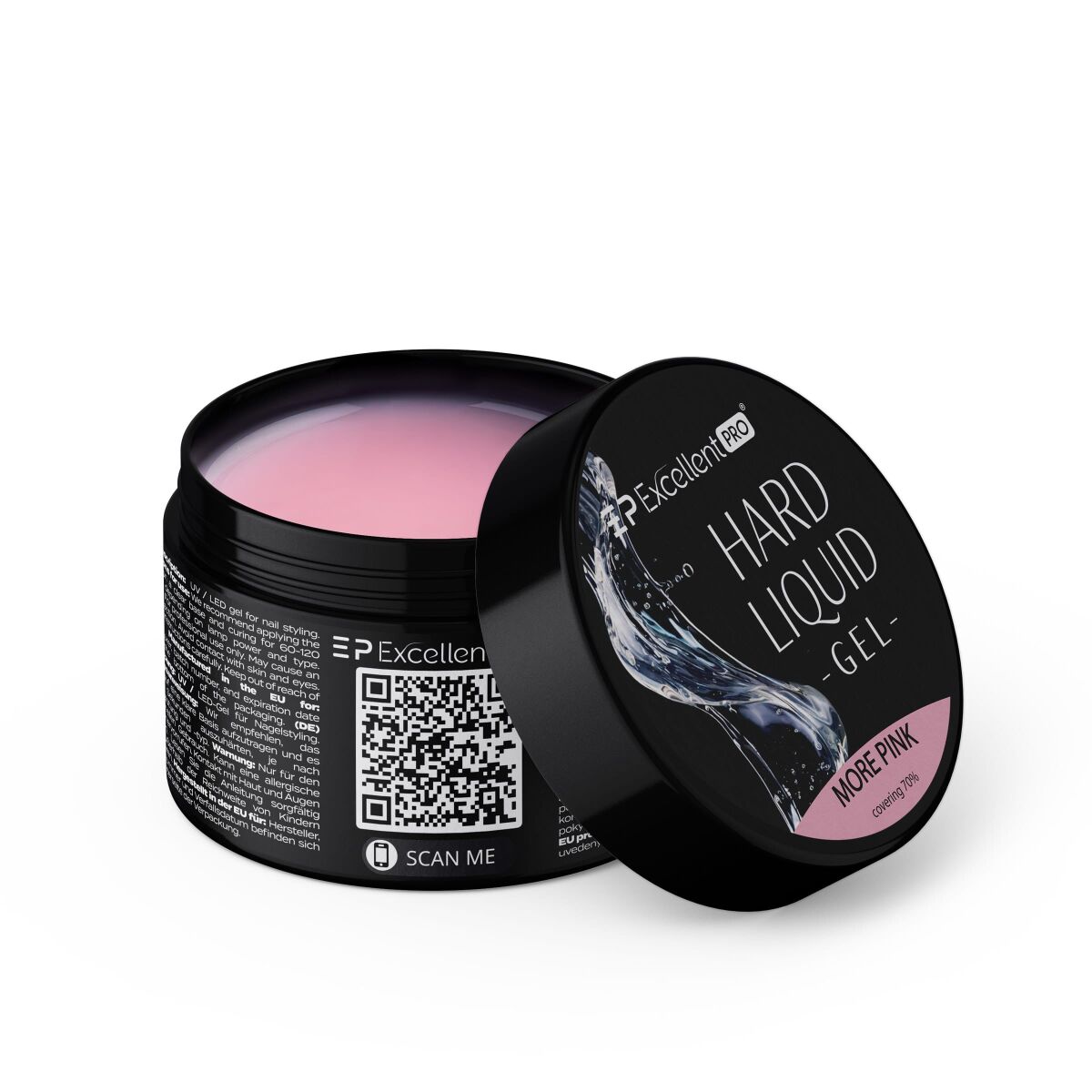 Excellent PRO Hard Liquid Gel More Pink 50g