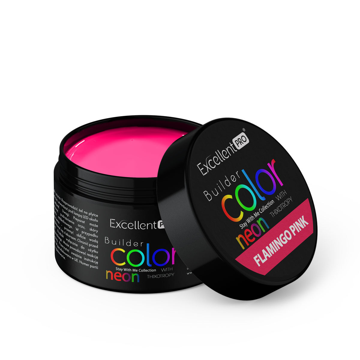 Excellent PRO Builder Color With Thixotropy Flamingo Pink 15g