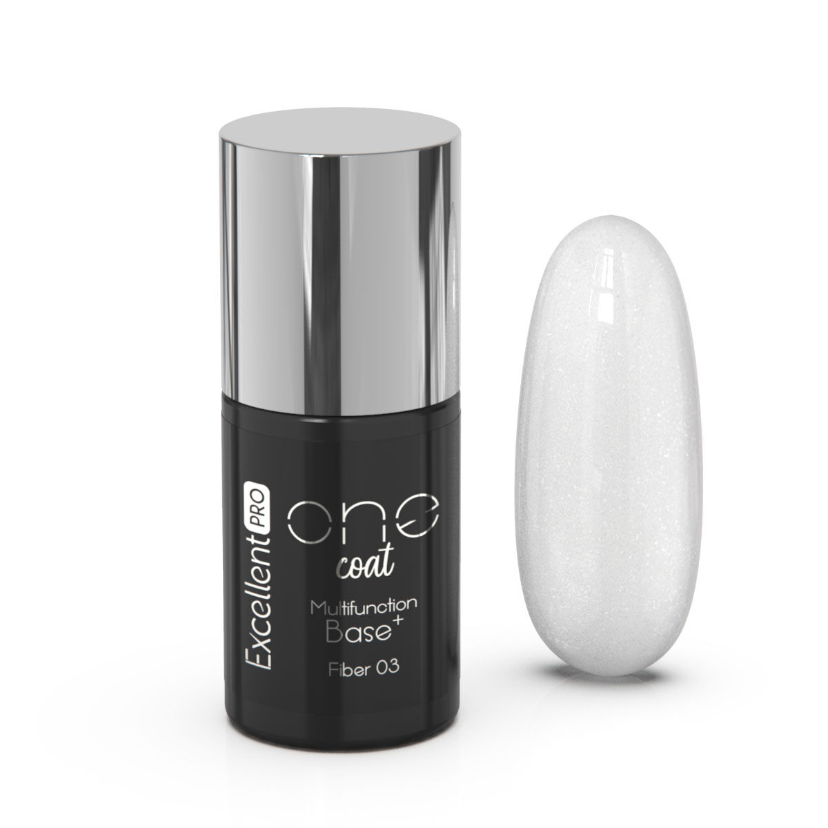 Excellent PRO One Coat Multifunction Fiber Base Sparkling Snow (03) 7g