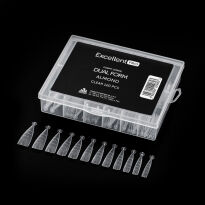 Excellent PRO Formy górne dual form almond clear 120 szt - 6