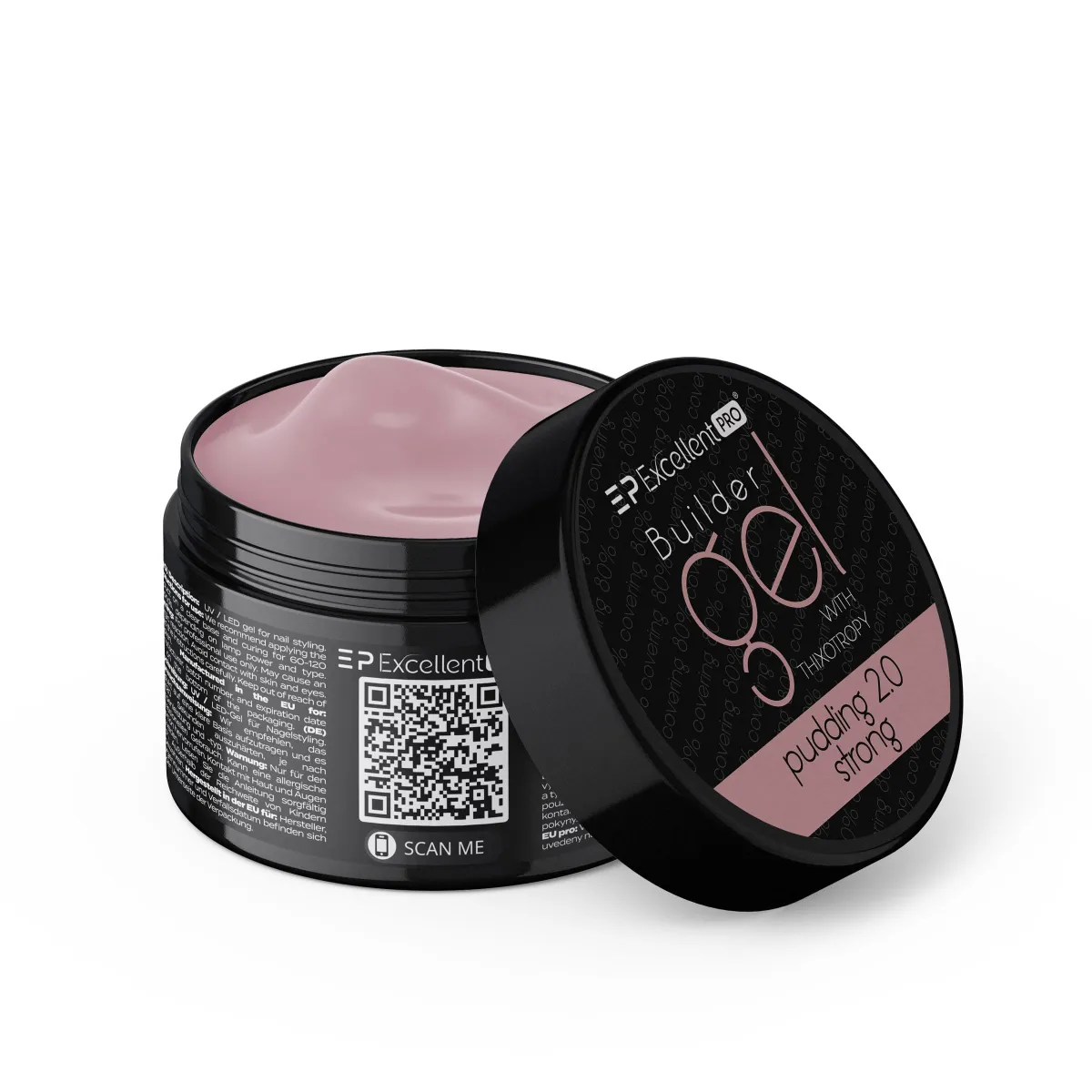 Excellent PRO Builder Gel With Thixotropy Pudding 2.0 Strong 50g