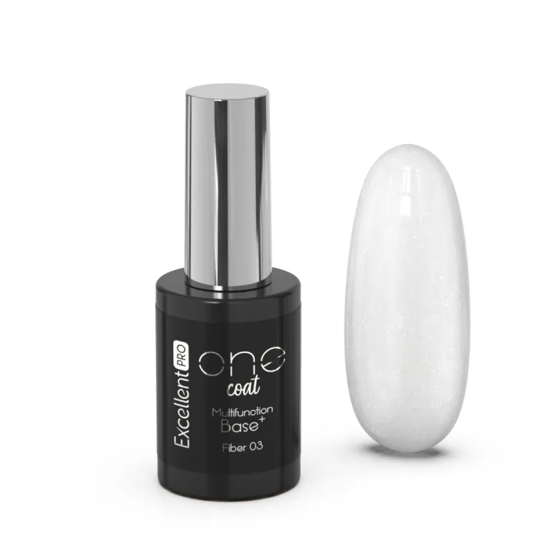 Excellent PRO One Coat Multifunction Fiber Base Sparkling Snow (03) 11g
