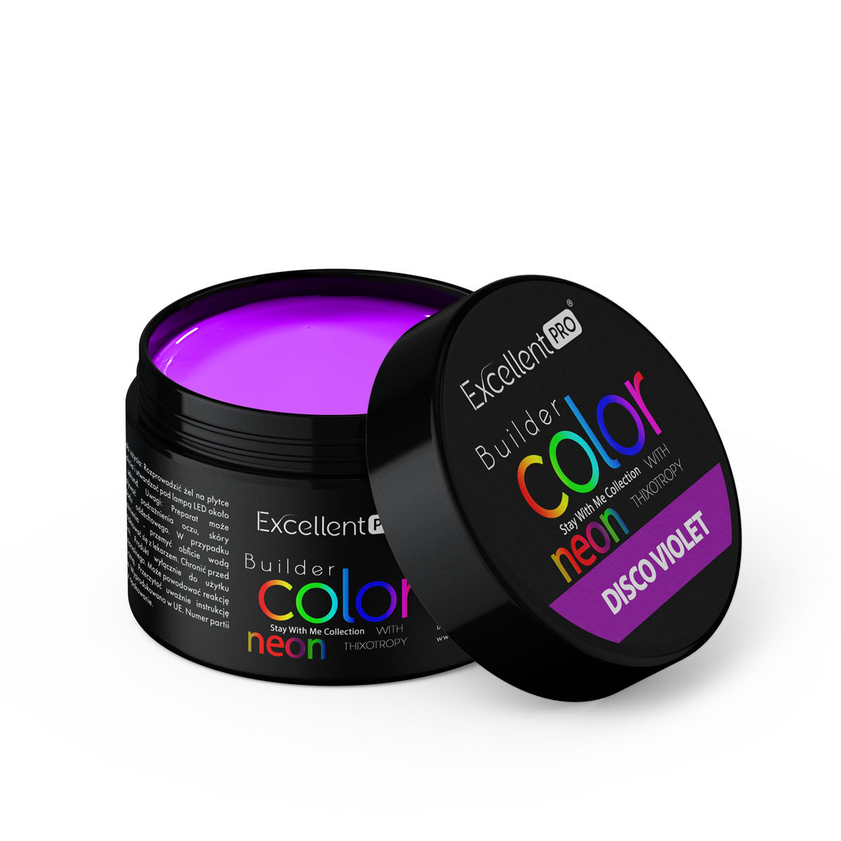 Excellent PRO Builder Color With Thixotropy Disco Violet 15g