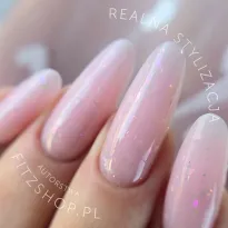 Excellent PRO Thixotropy gel with effect Cinderella Pink 15g - 3