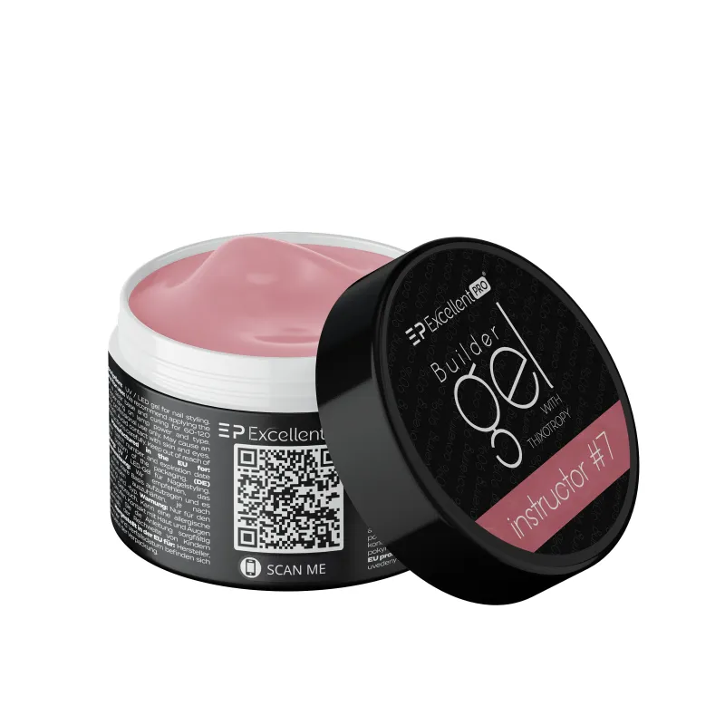 Excellent PRO Builder gel with thixotropy Instructor #7 TRAINER CAMOUFLAGE 50g