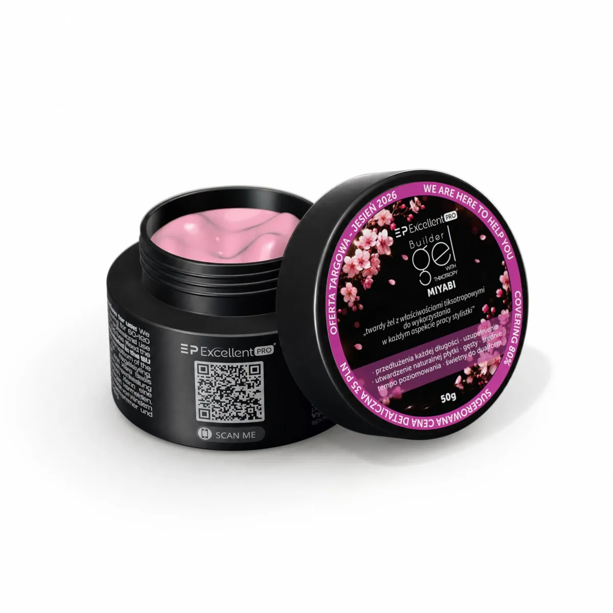 Excellent PRO Builder gel with thixotropy MIYABI 50g