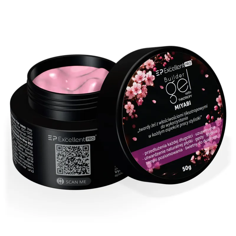 Excellent PRO Builder gel with thixotropy MIYABI 50g