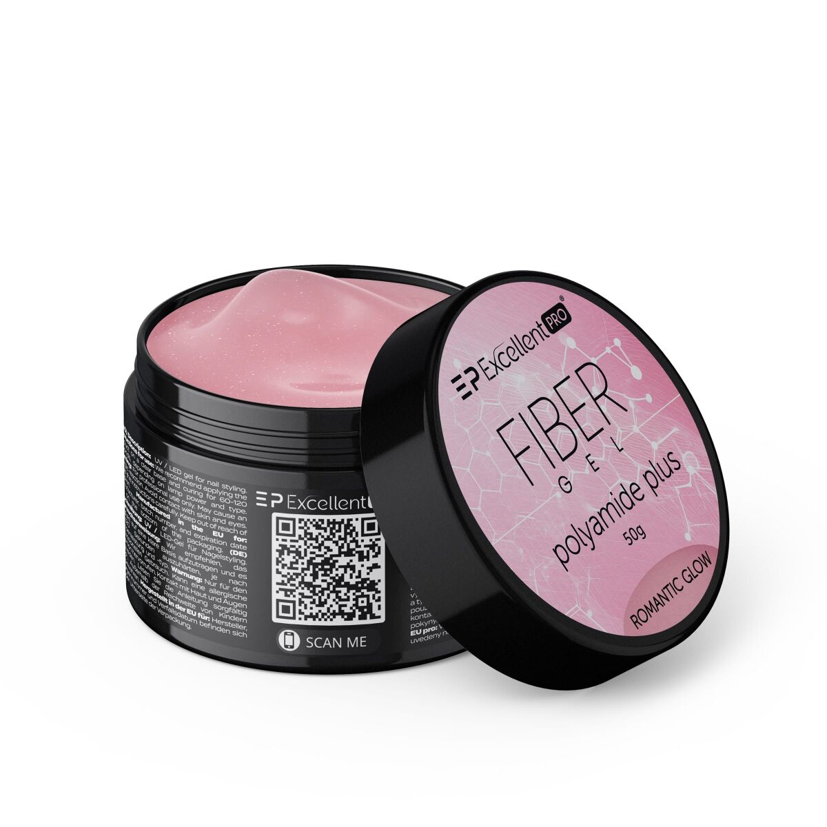Excellent PRO Fiber Gel Polyamide Plus ROMANTIC GLOW  50g