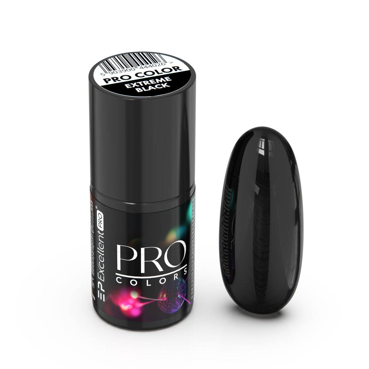 Excellent PRO Colors BLACK (ONE COAT 070 EXTREME BLACK) 7g