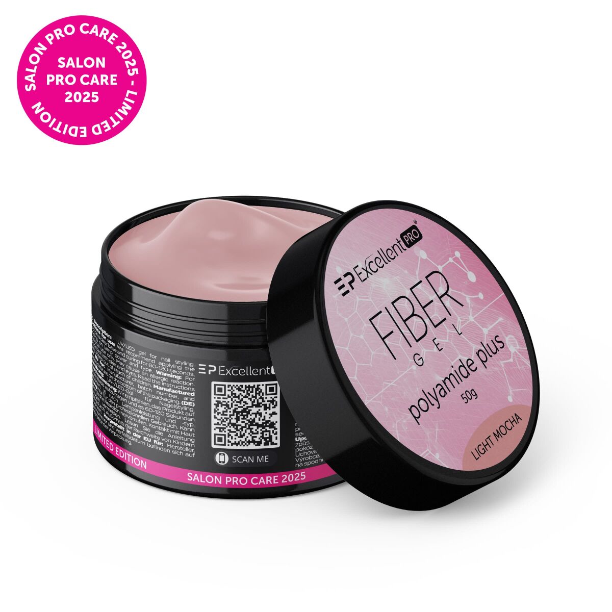 (SPC) Excellent PRO Fiber Gel Polyamide Plus LIGHT MOCHA  50g