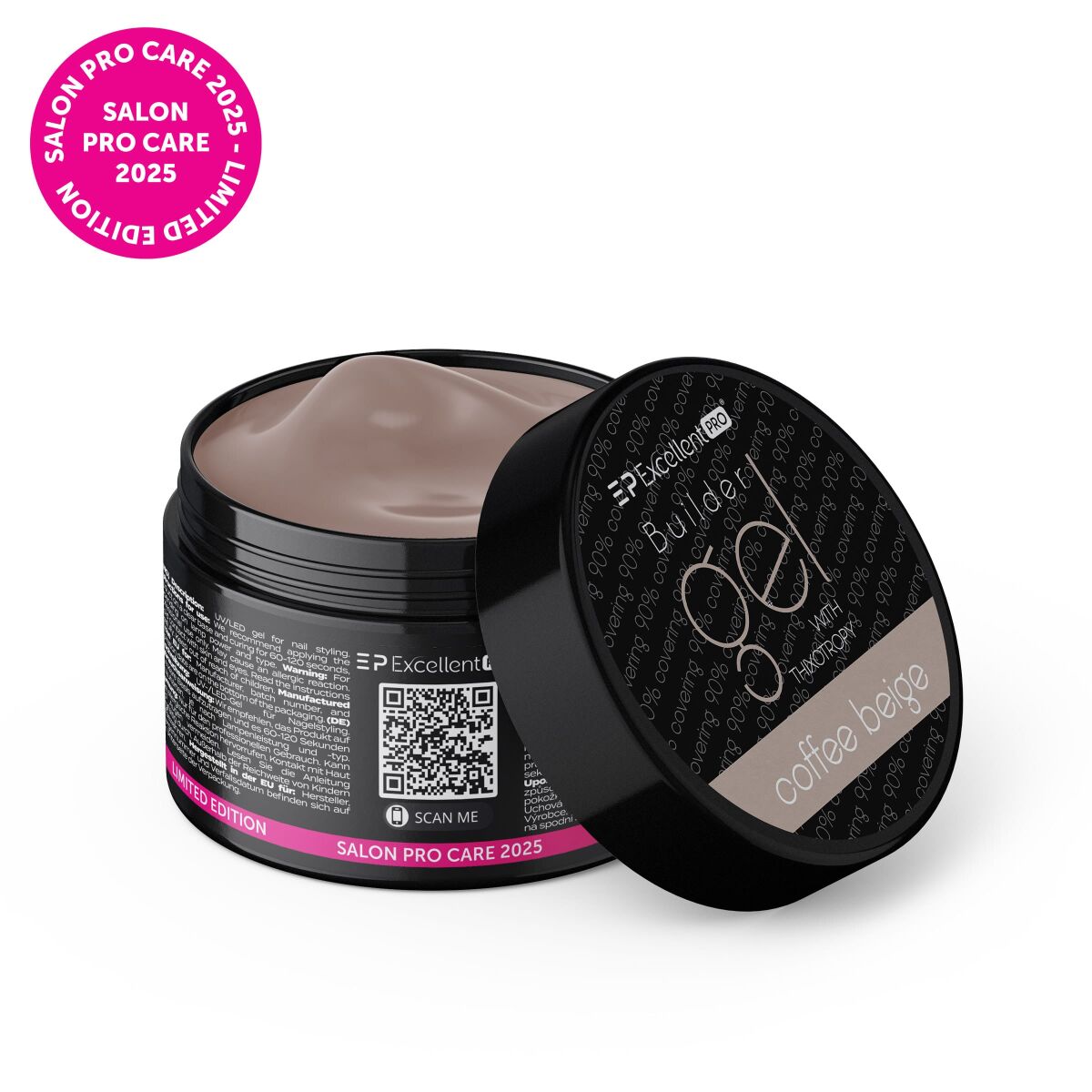 Excellent PRO Builder gel with thixotropy coffee beige 50g