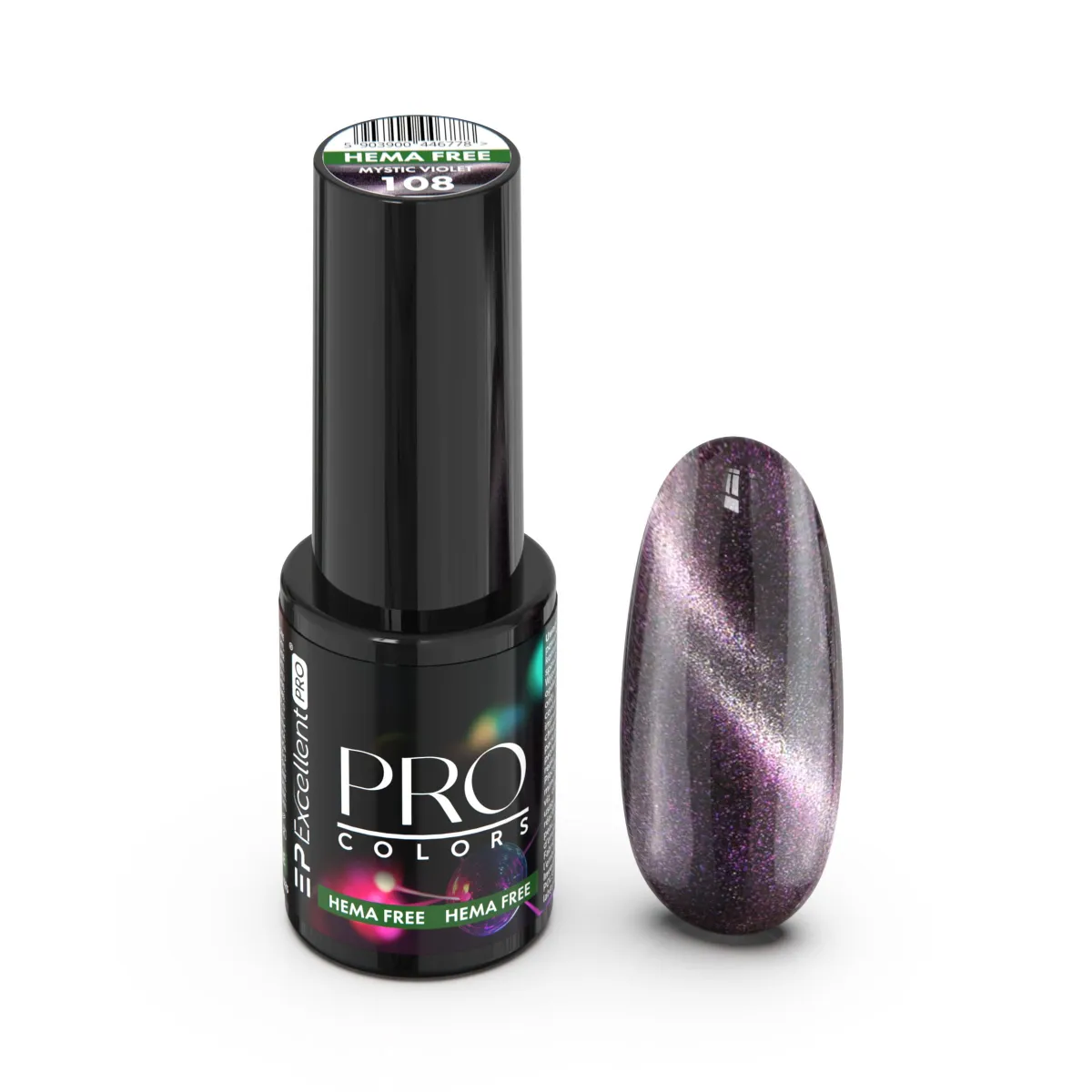 Excellent PRO Colors HemaFree CatEye 108 MYSTIC VIOLET 7g