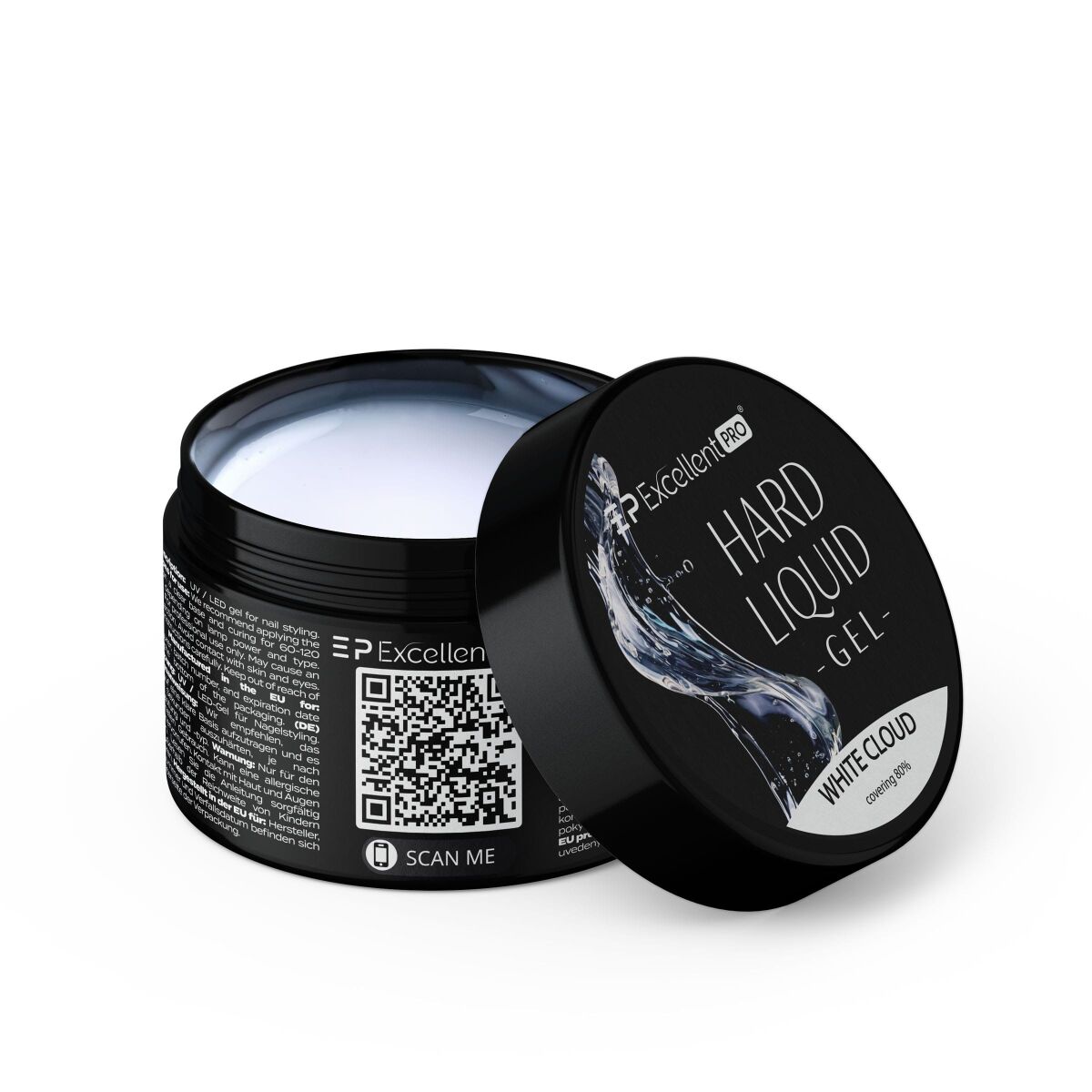 Excellent PRO Hard Liquid Gel White Cloud 50g