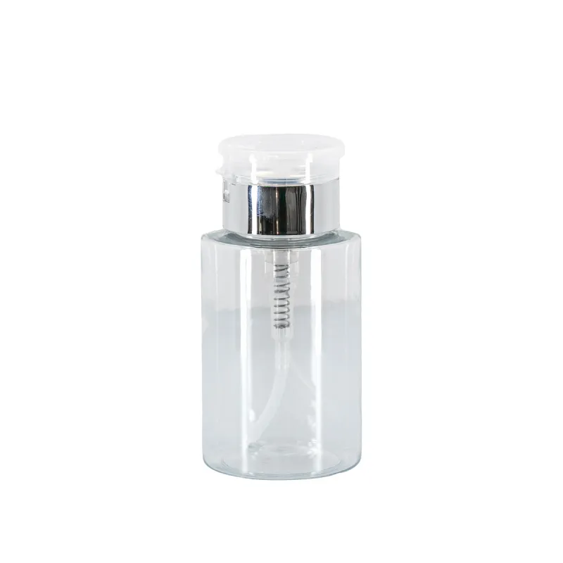 Excellent PRO Butelka z pompka silver 150ml