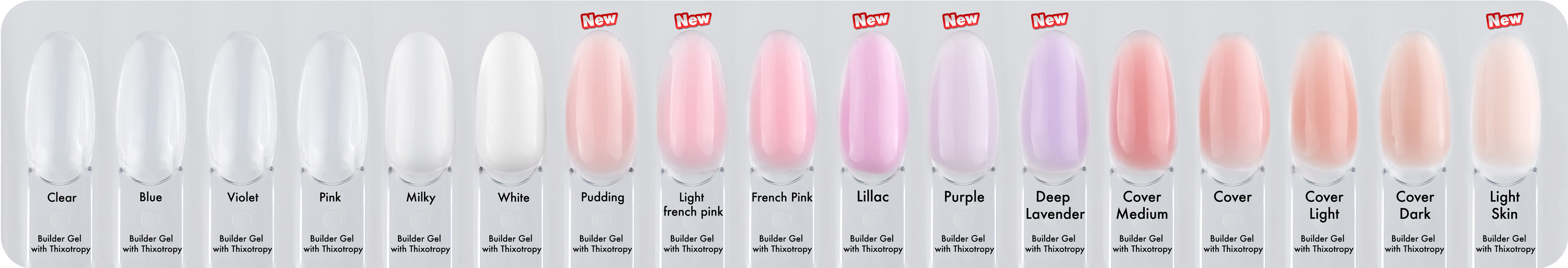 Excellent Pro Builder Gel with Thixotropy Swatch