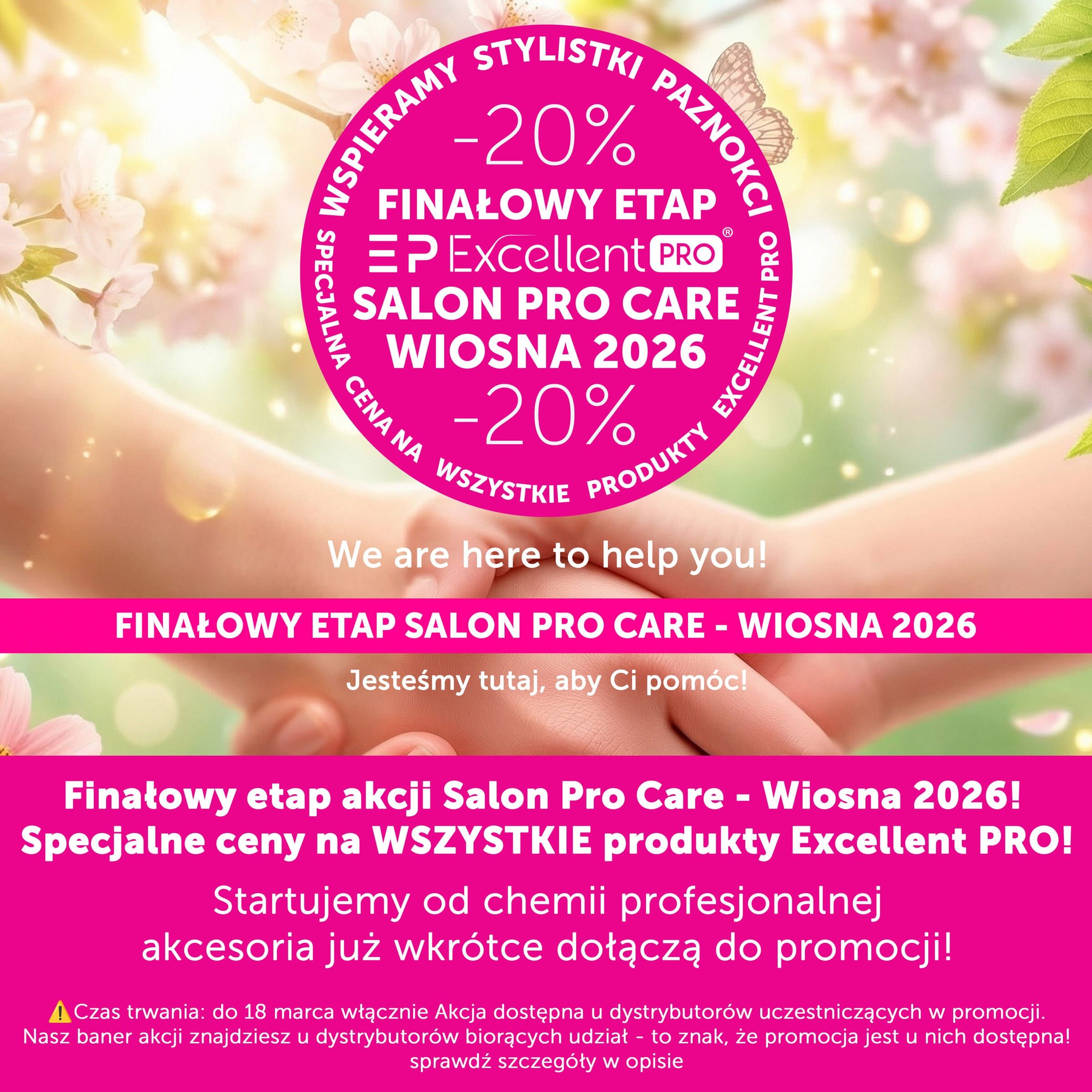 Excellent PRO zaprasza na finałowy etap akcji Salon Pro Care – Wiosna 2026!