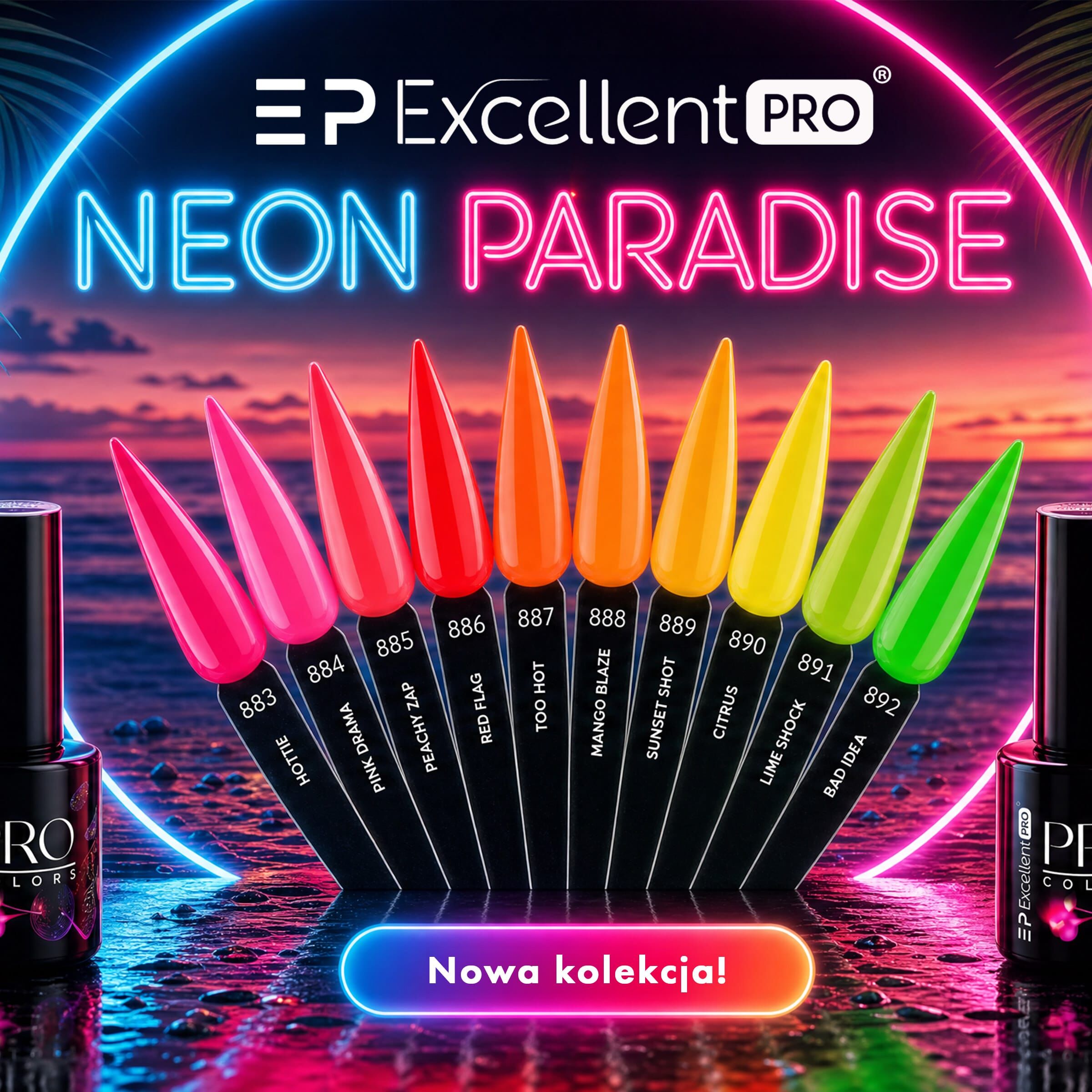 Nowa kolekcja PRO Colors Neon Paradise